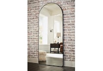 ashy black leaner mirror   