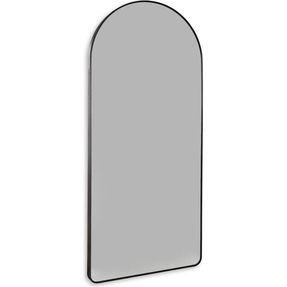 ashy black leaner mirror   