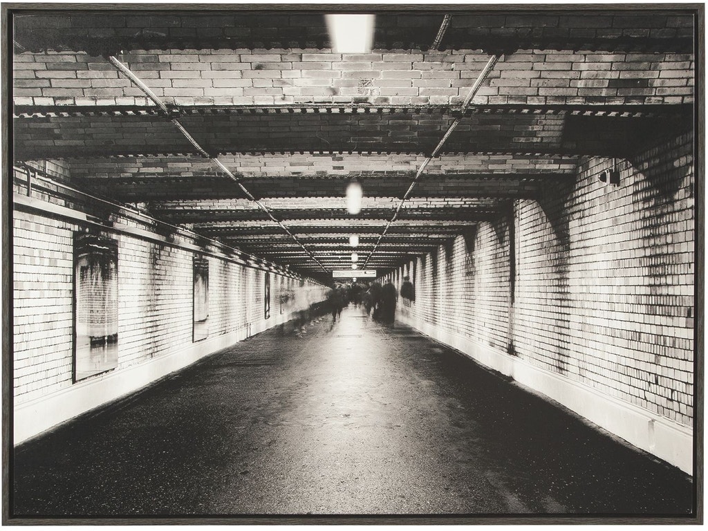 Black and White Warehouse Wall Art 48"W x 36"H Steinhafels