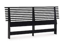 ashy black queen bed headboard   