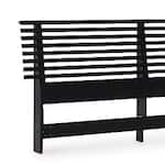 ashy black queen bed headboard   