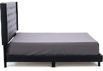 ashy black queen bed package   