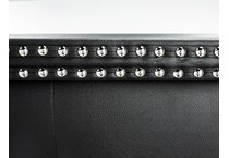 ashy black queen bed package   
