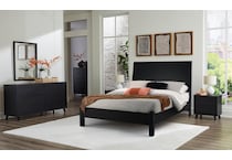 ashy black queen bed package pkg  