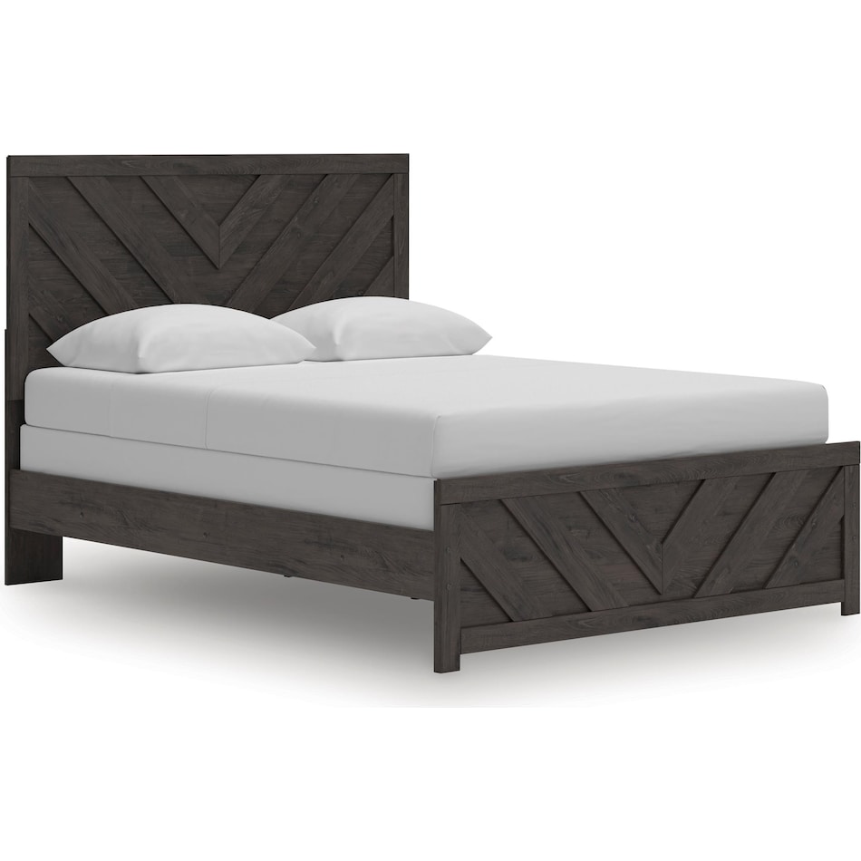 ashy black queen bed package pqp  