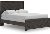 ashy black queen bed package pqp  