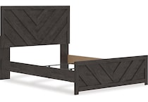 ashy black queen bed package pqp  