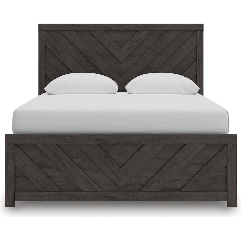 ashy black queen bed package pqp  