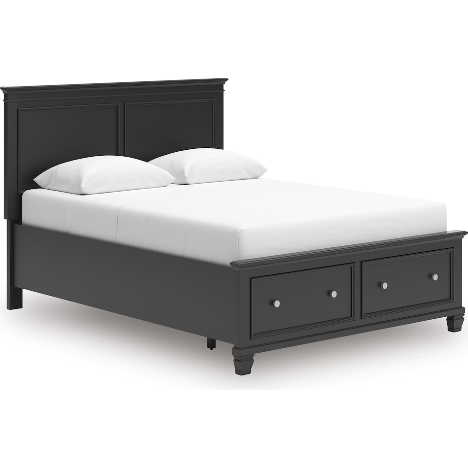 ashy black queen bed package sqp  