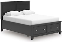 ashy black queen bed package sqp  