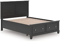 ashy black queen bed package sqp  