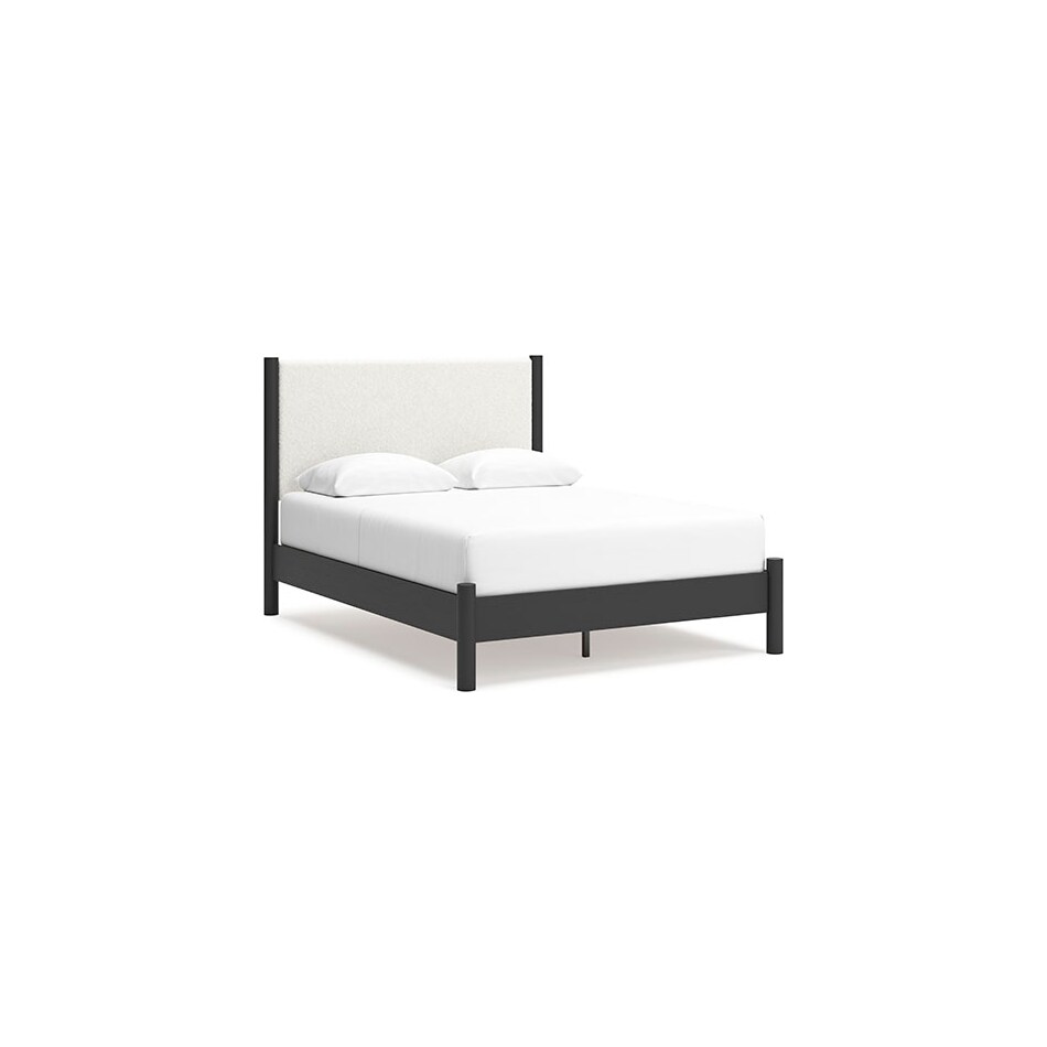 ashy black queen bed package upq  