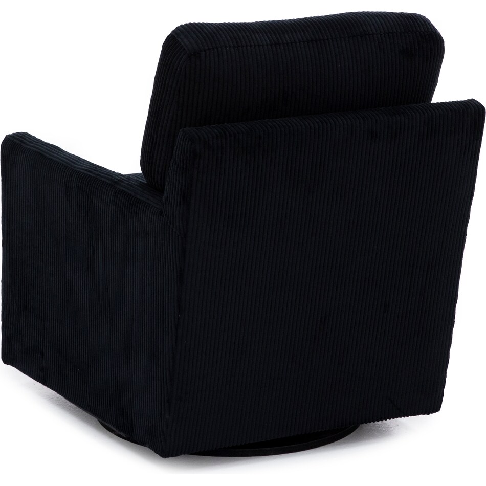ashy black swivel chair   