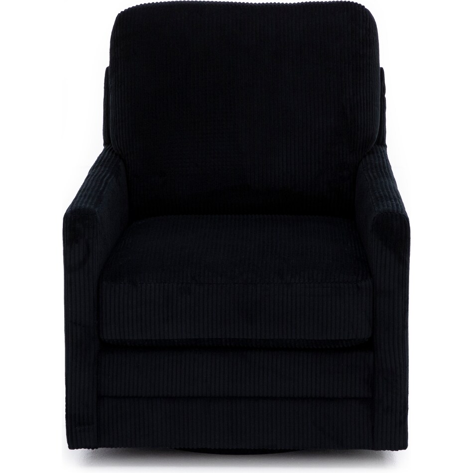 ashy black swivel chair   