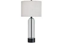 ashy black table lamp   