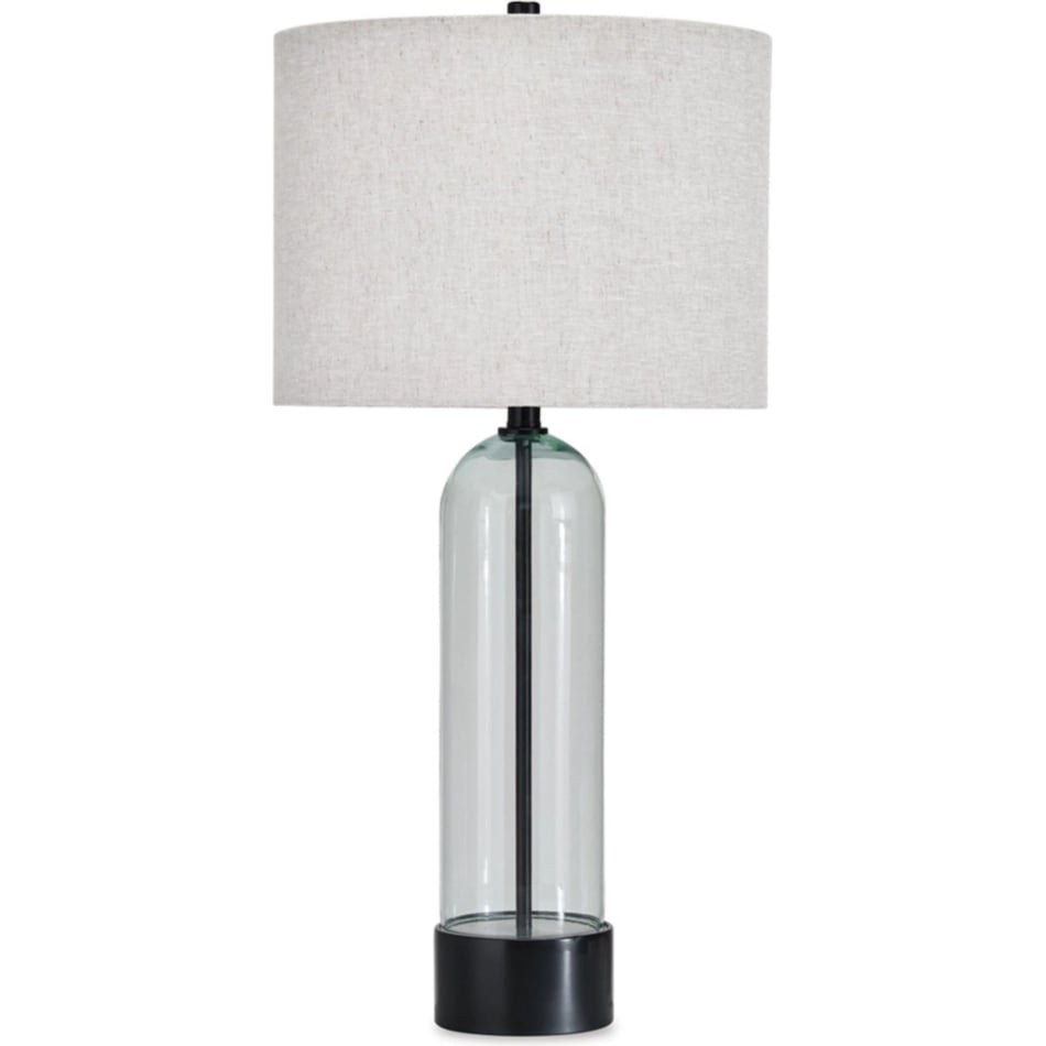 ashy black table lamp   