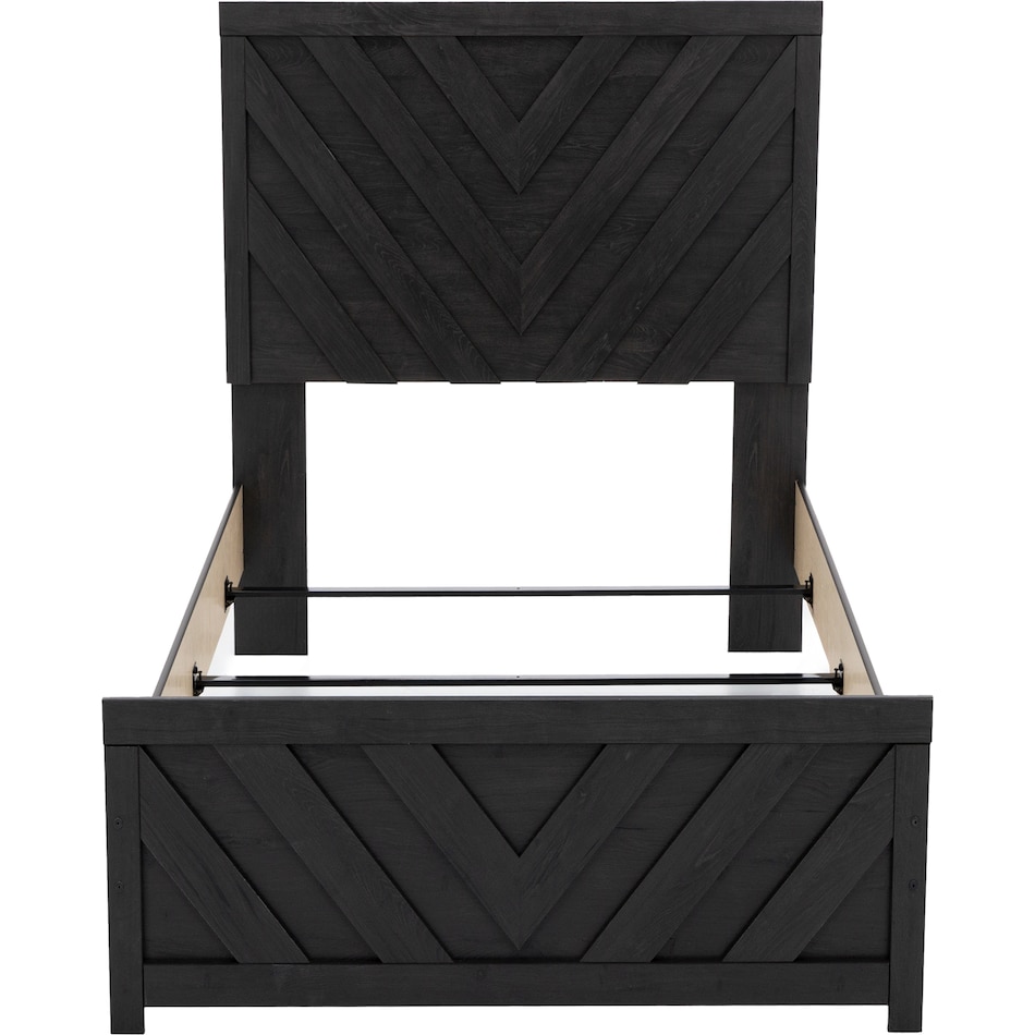 ashy black twin bed package ptp  
