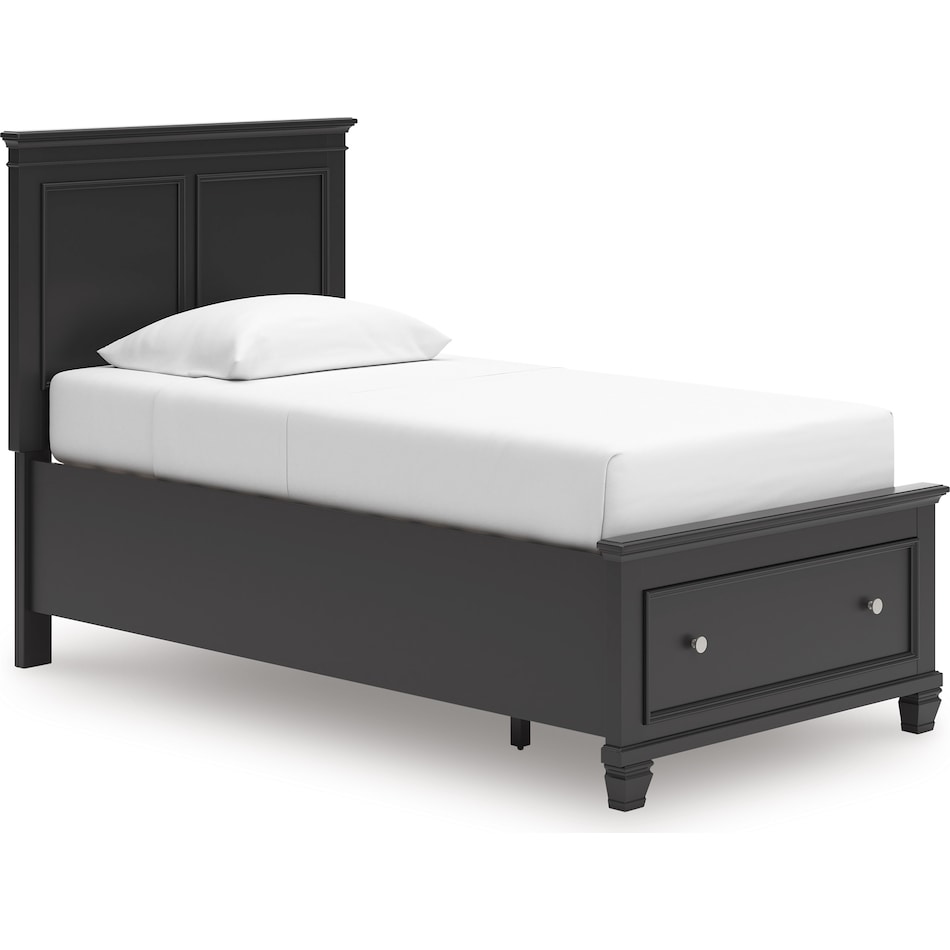 ashy black twin bed package stp  