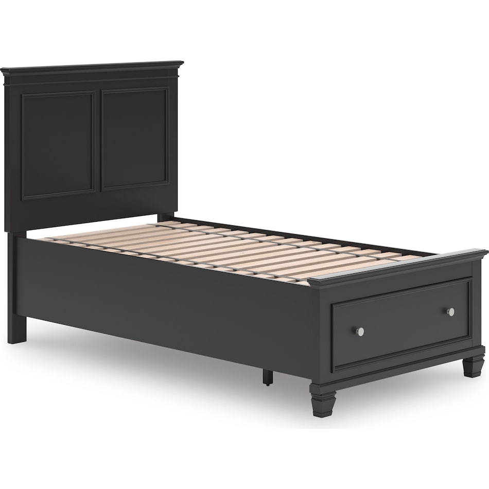 ashy black twin bed package stp  
