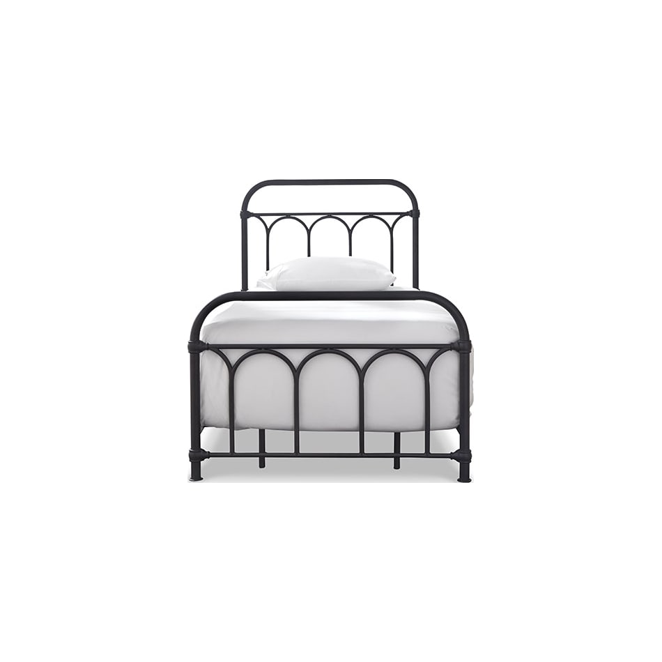ashy black twin bed package   