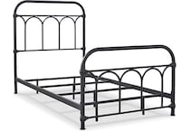 ashy black twin bed package   
