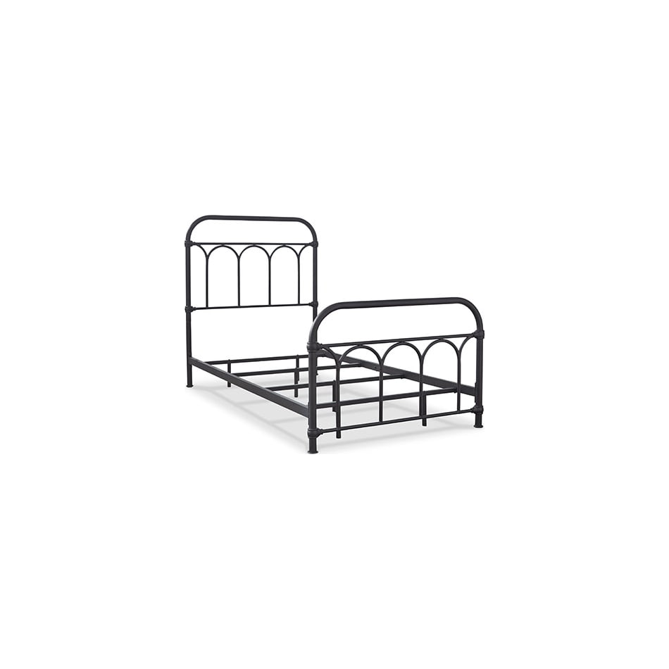 ashy black twin bed package   