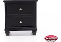 ashy black two drawer  image   
