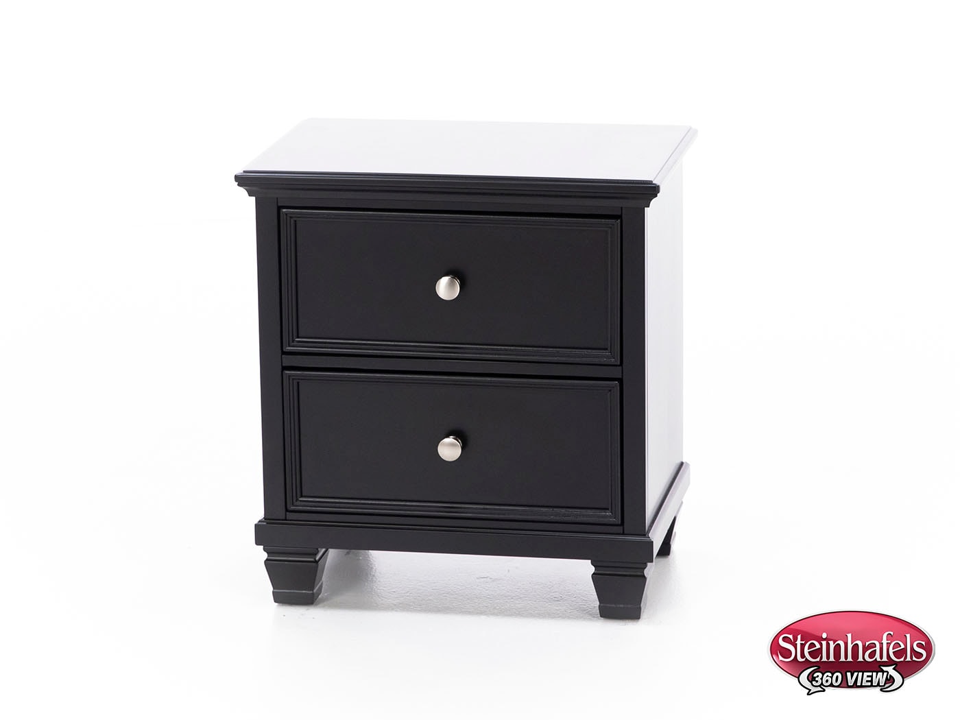 ashy black two drawer  image   