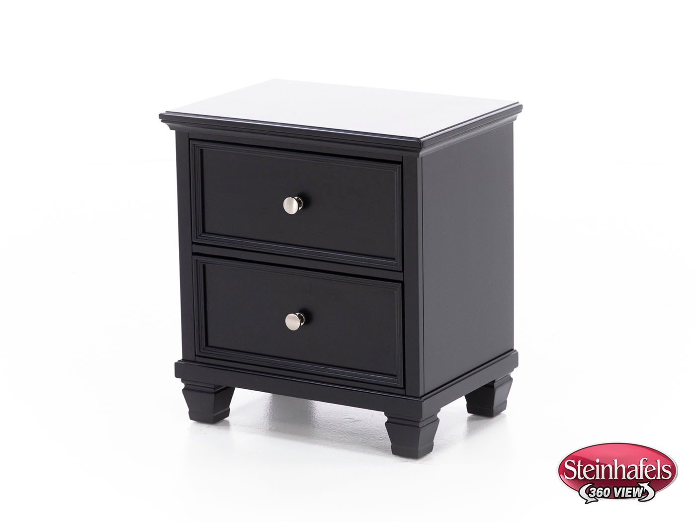 ashy black two drawer  image   