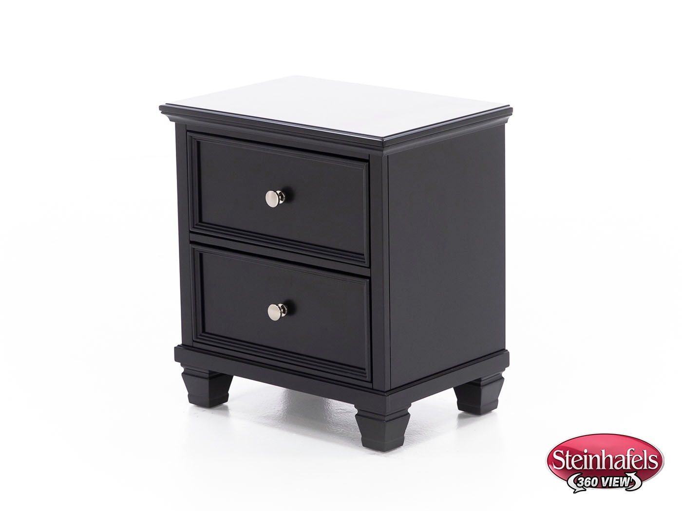 ashy black two drawer  image   