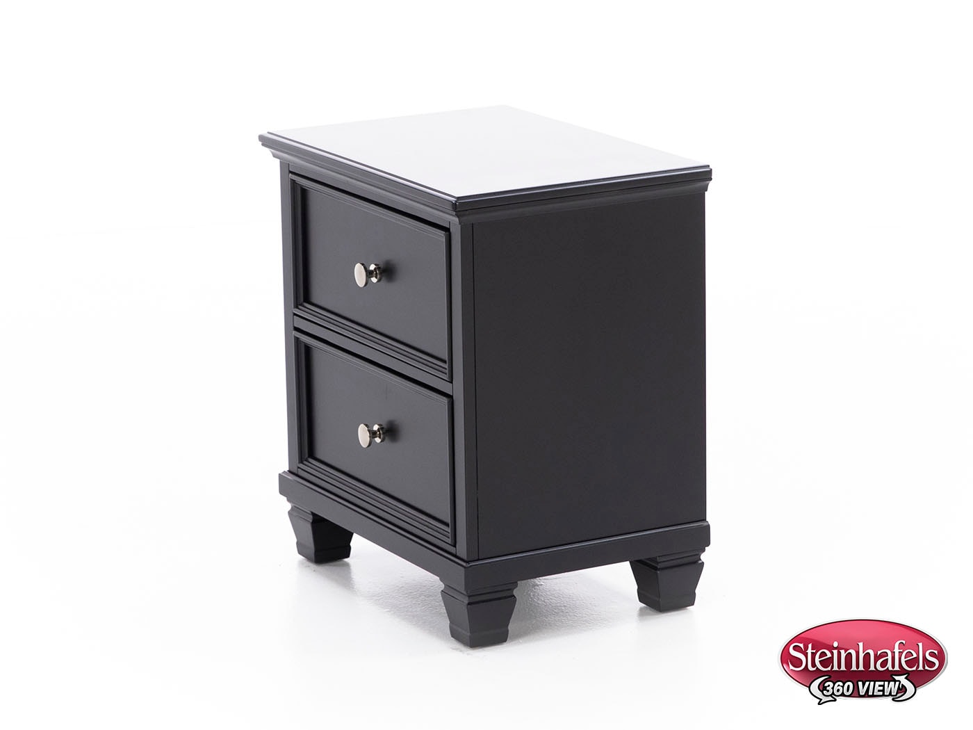 ashy black two drawer  image   