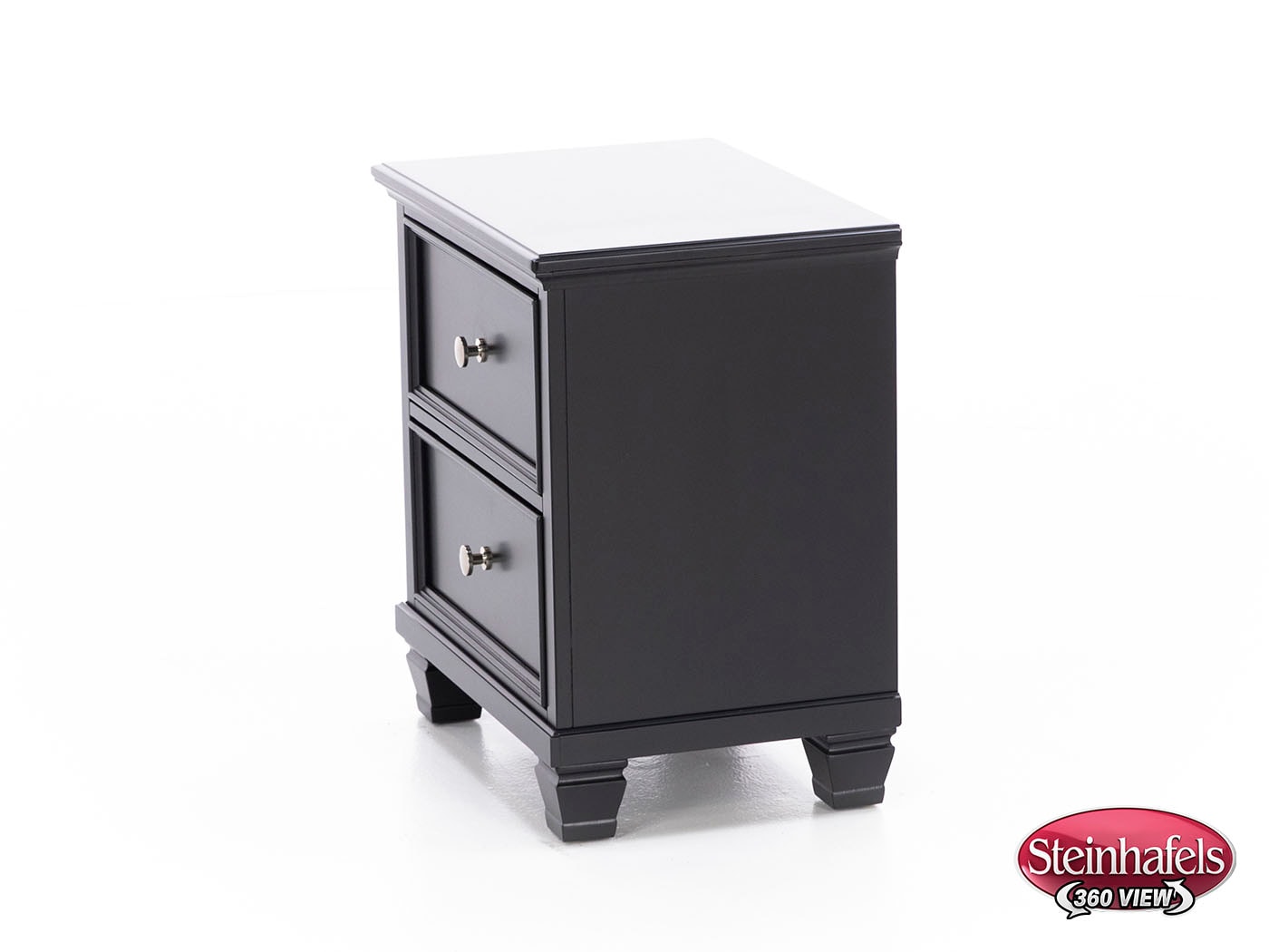 ashy black two drawer  image   