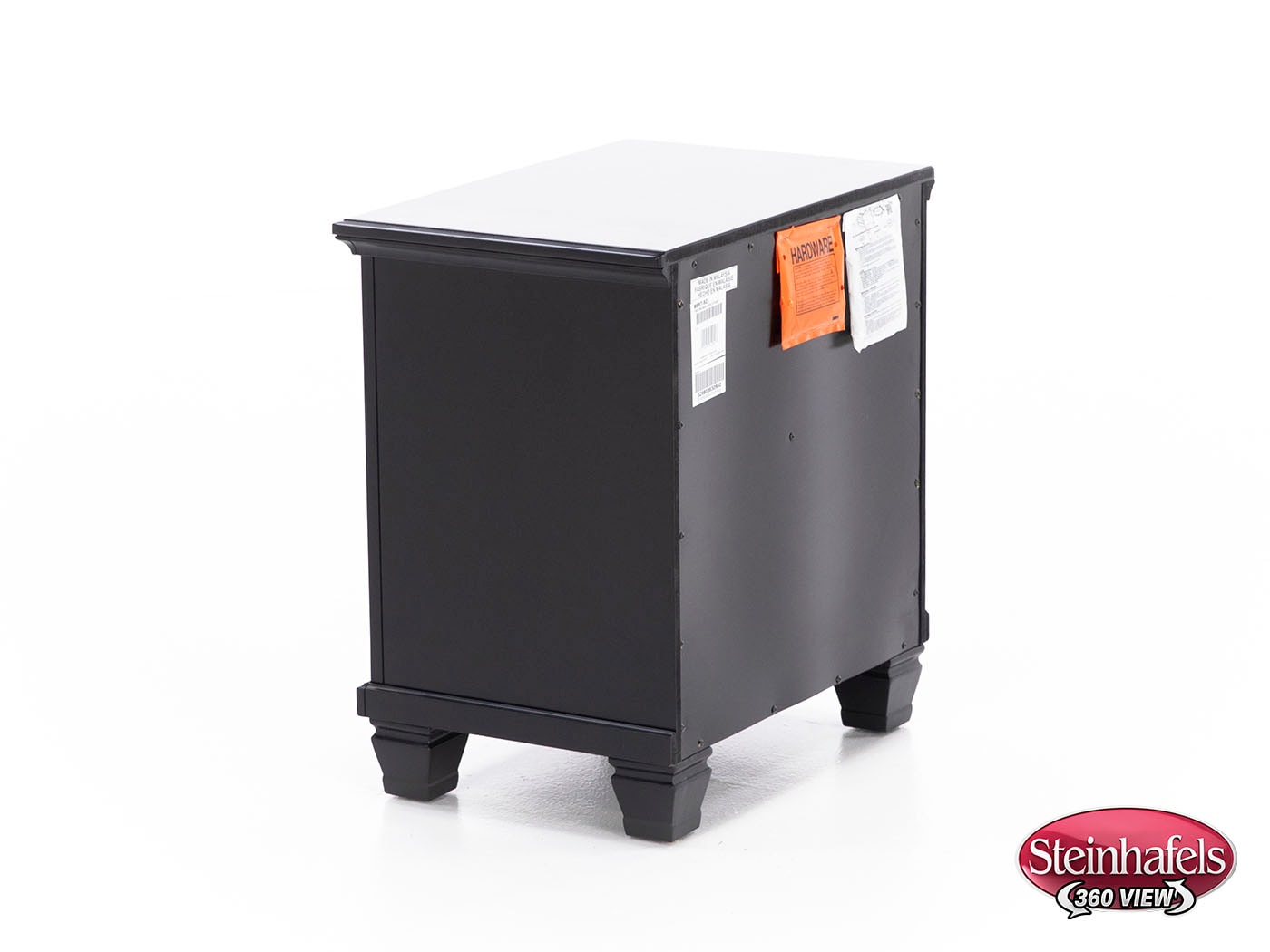 ashy black two drawer  image   