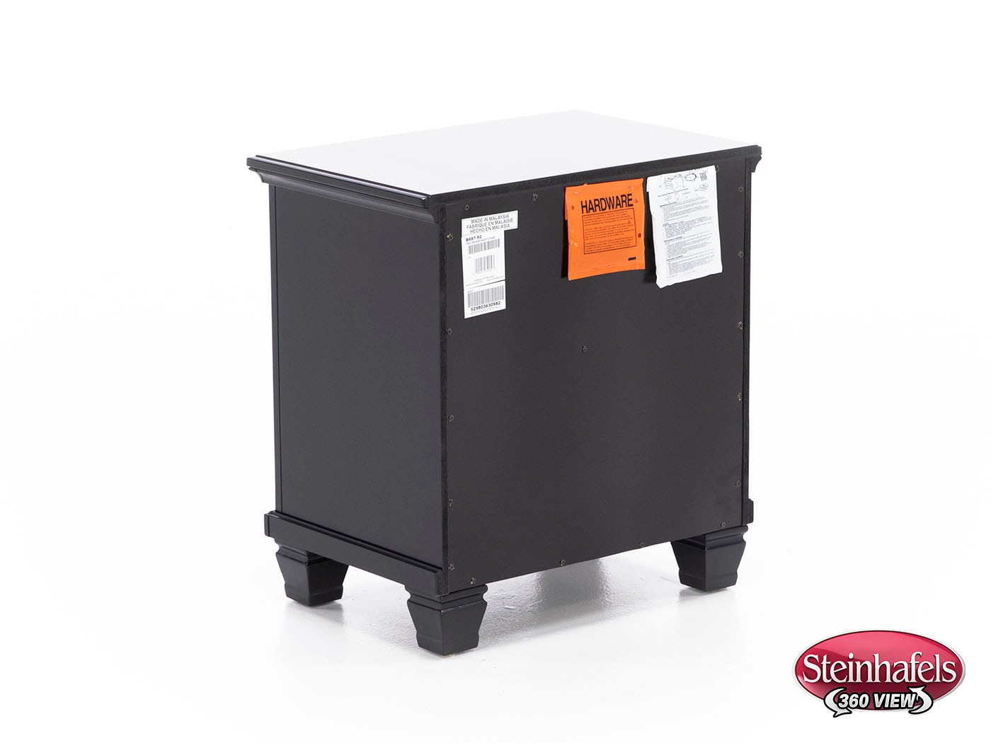 ashy black two drawer  image   