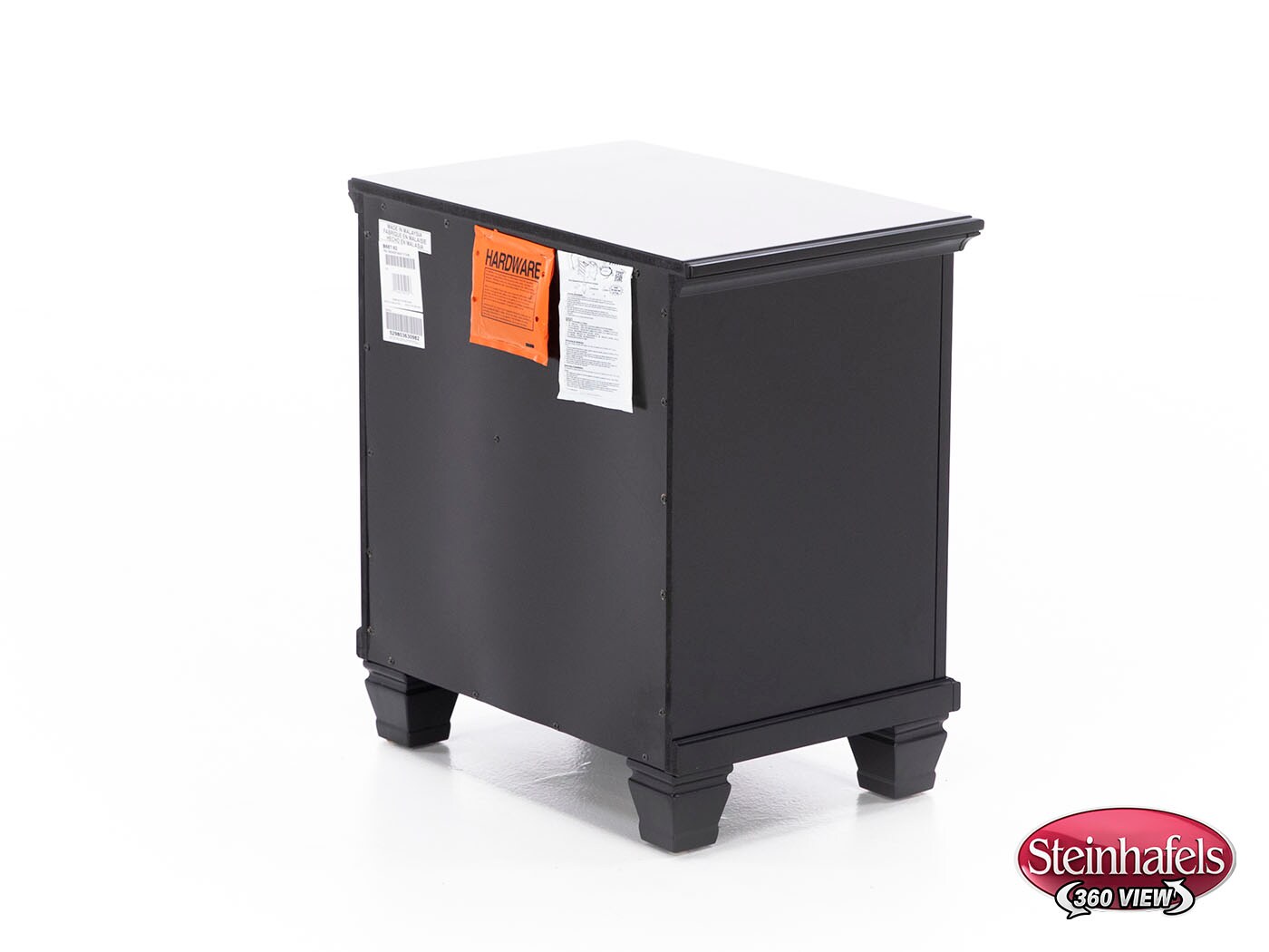 ashy black two drawer  image   
