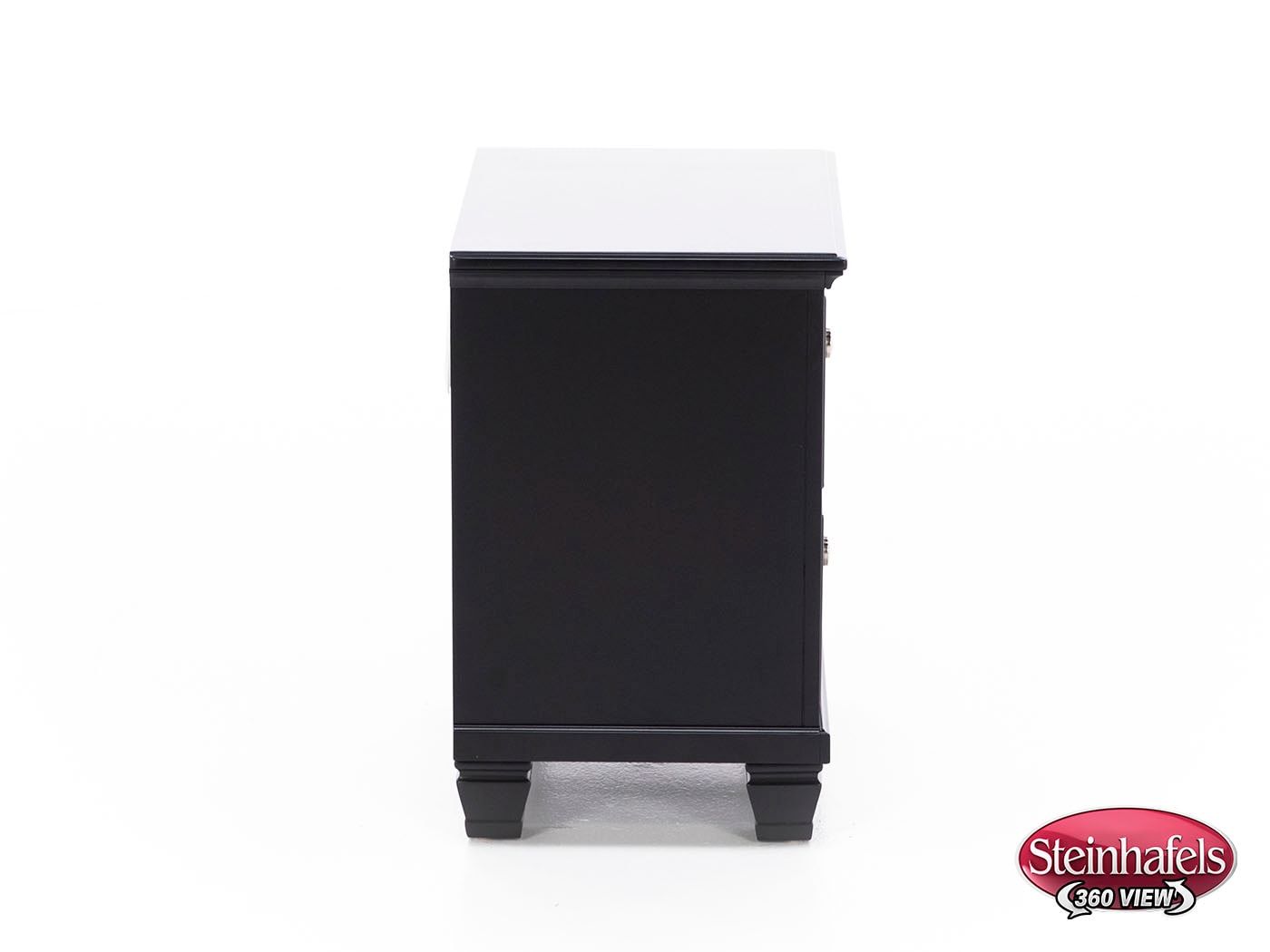 ashy black two drawer  image   