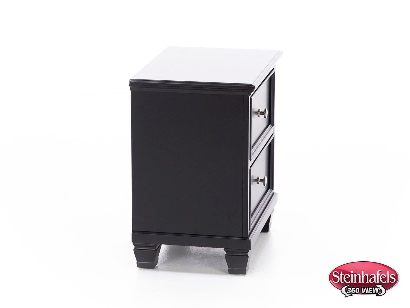 ashy black two drawer  image   