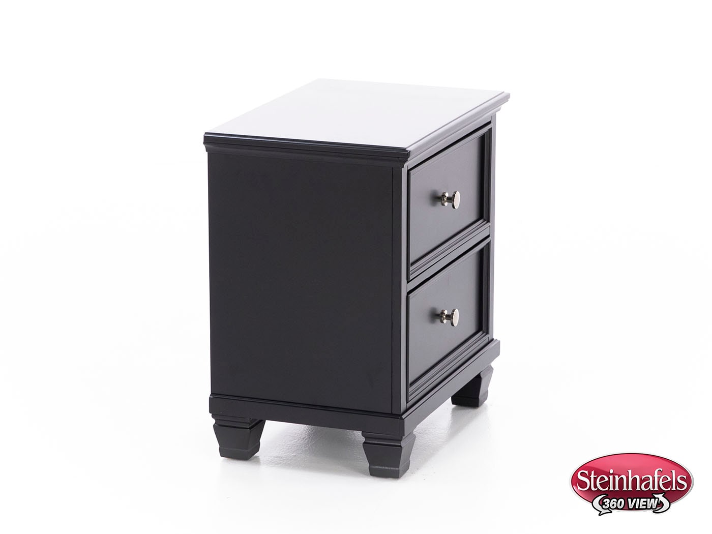 ashy black two drawer  image   