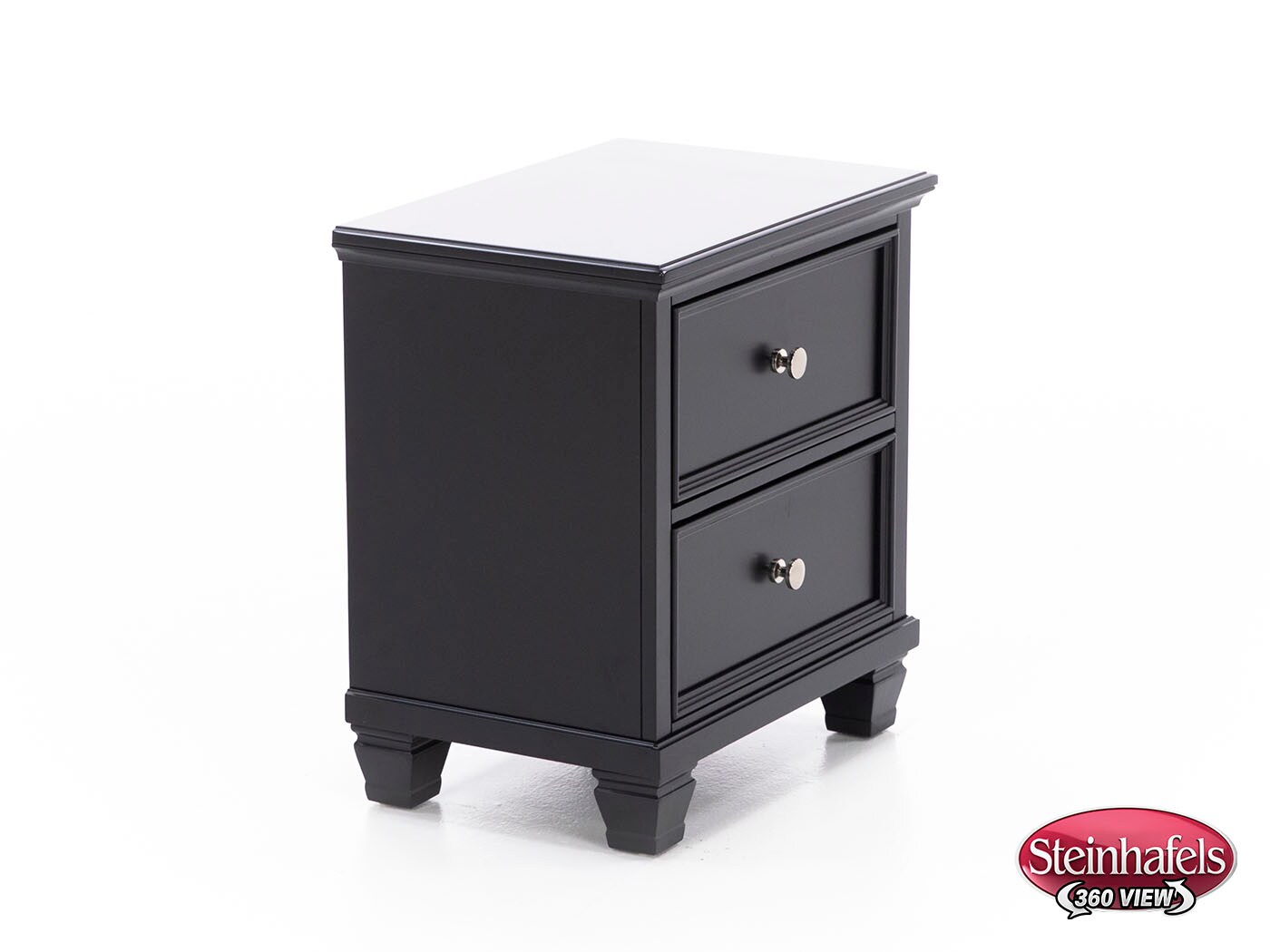 ashy black two drawer  image   