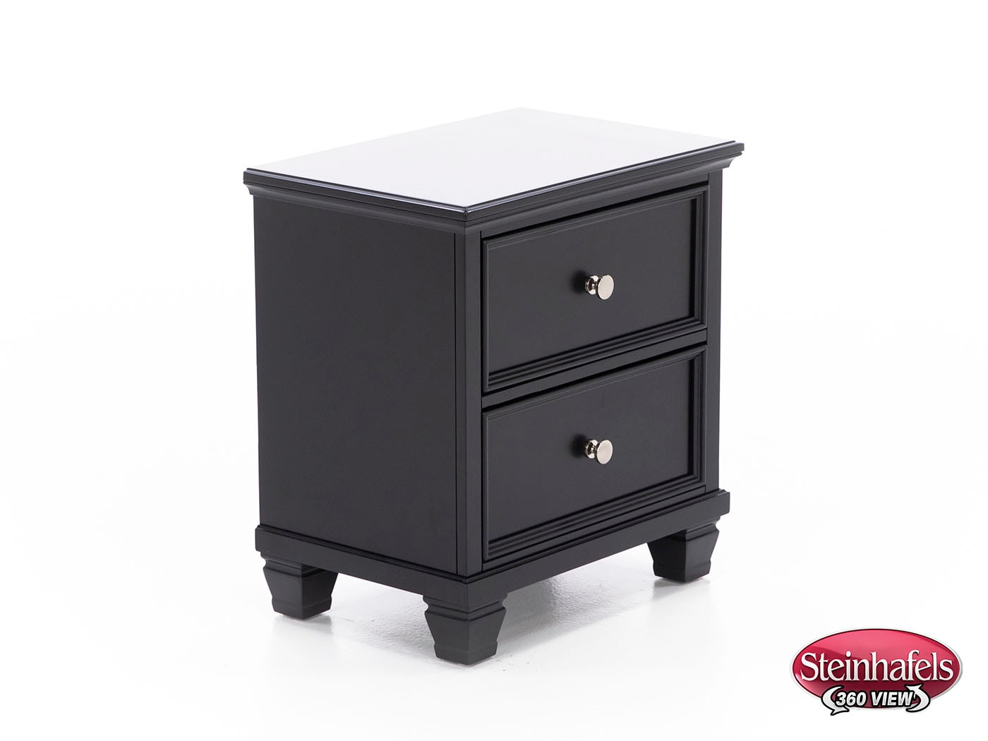 ashy black two drawer  image   