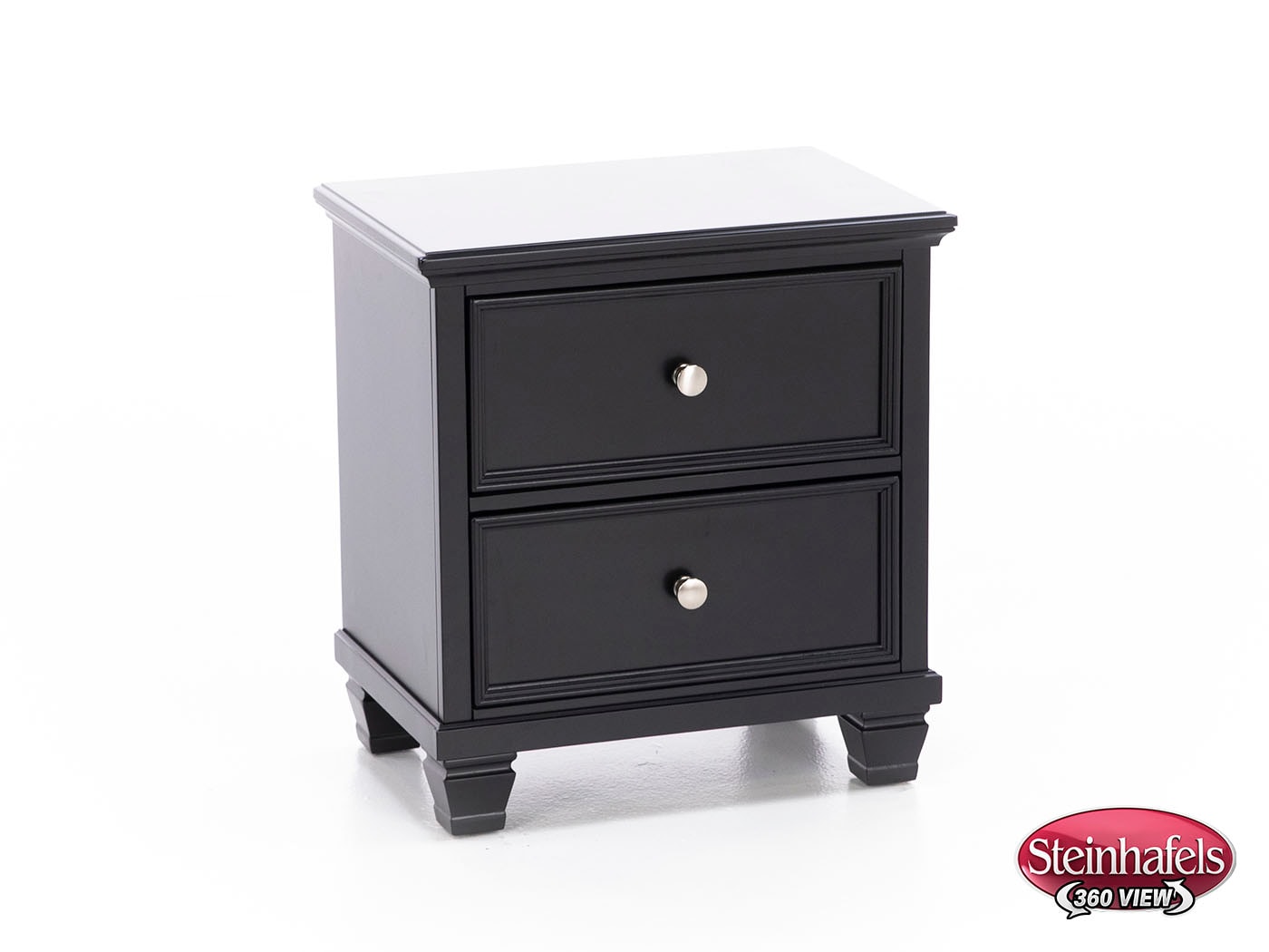 ashy black two drawer  image   