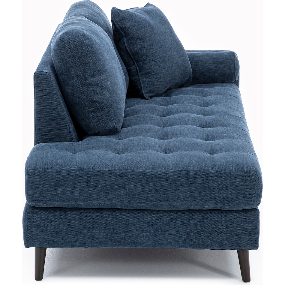 ashy blue chaise   stand alone z  