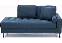 ashy blue chaise   stand alone z  