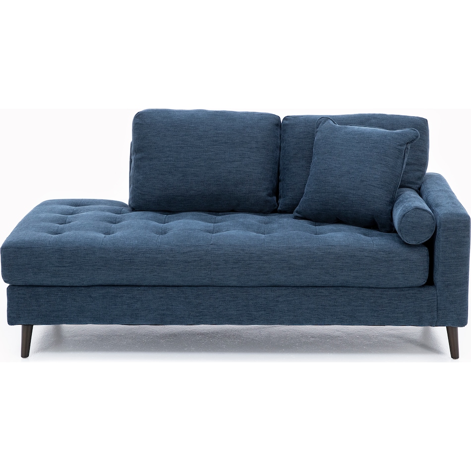 ashy blue chaise   stand alone z  