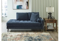 ashy blue chaise   stand alone z  