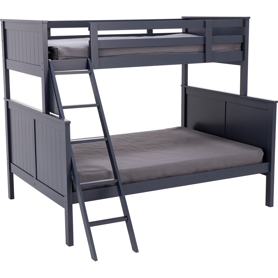 ashy blue full bunk bed package tfp  