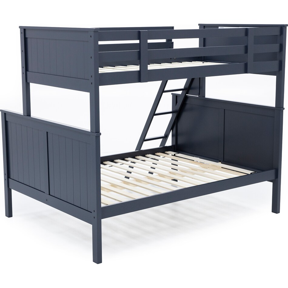 ashy blue full bunk bed package tfp  
