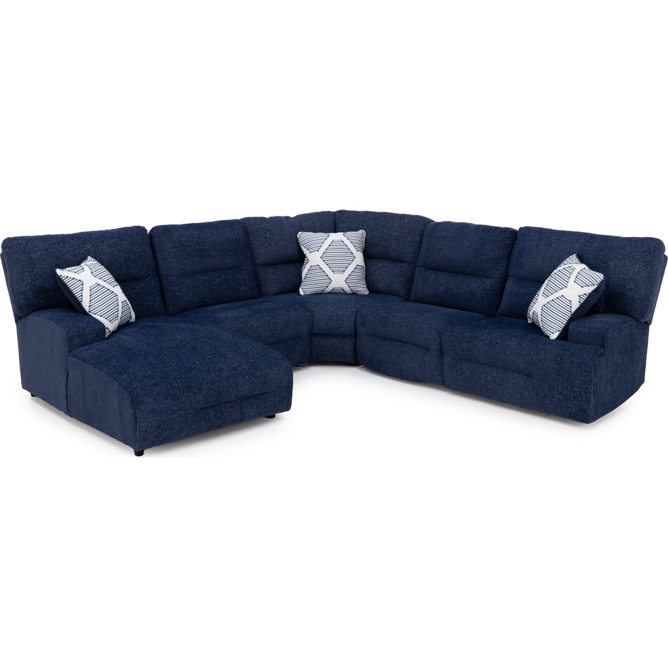 ashy blue mtn fab sectional pkg  