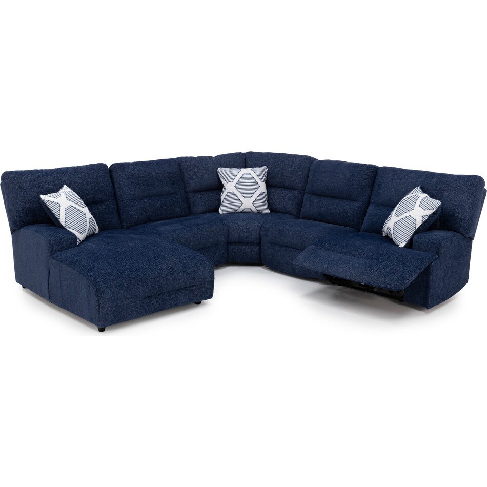 ashy blue mtn fab sectional pkg  