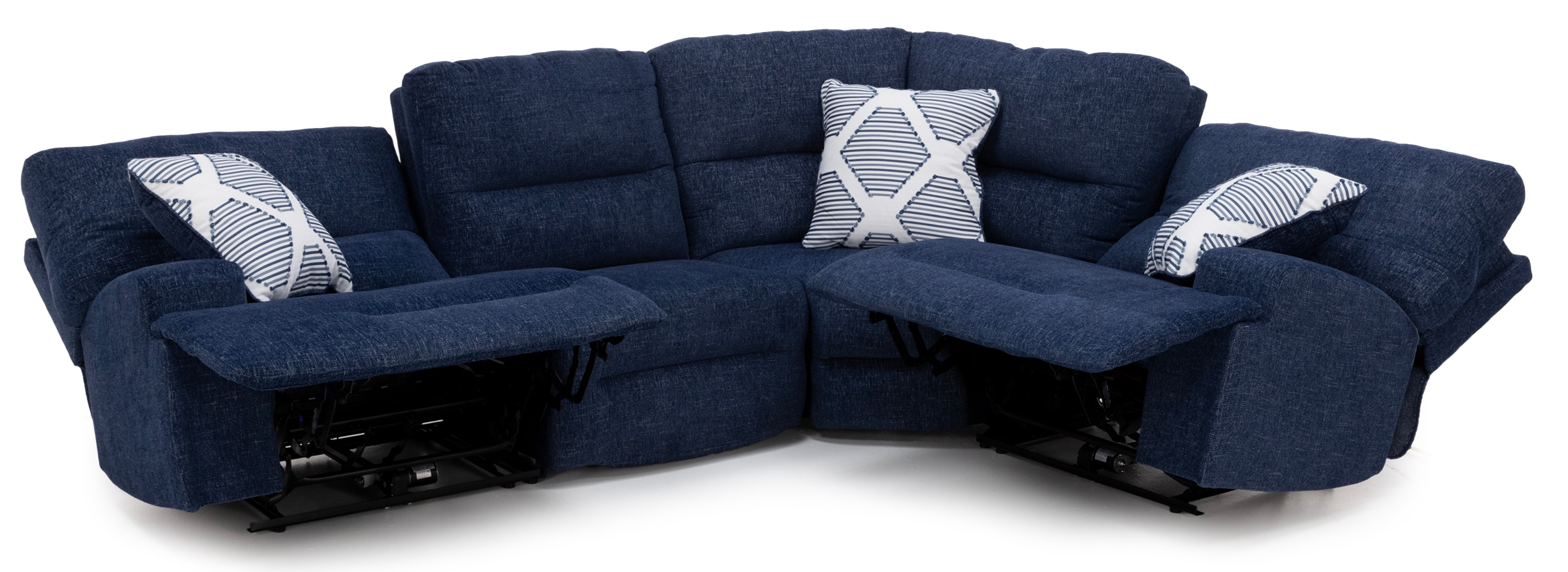 Macklin 4-Pc. Power Headrest Zero Gravity Reclining Modular